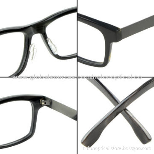 Promotional Beautiful Retro Natural Buffalo Horn Eyeglasses Frame, OEM/ODM Orders Welcomed